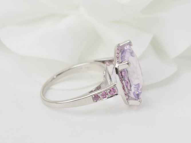 Bague 54 Bague Mauboussin "Couleur d'Amour" en or blanc et Améthyste 58 Facettes 33213