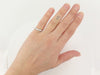 Bague 51 bague alliance americaine 22 diamants 1.5ct or blanc 58 Facettes 260512