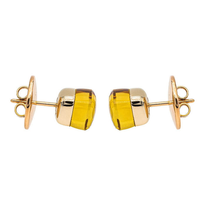 Boucles d'oreilles Pomellato Boucles d'oreilles Nudo Or jaune Citrine 58 Facettes 2991698RV