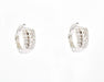 Boucles d'oreilles Boucles d'oreilles en or blanc et diamants 0,60 ct 58 Facettes