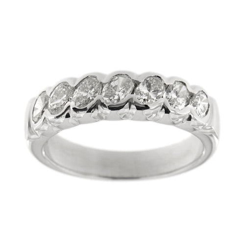 Bague 55 Bague Rivière avec diamants 1,19 ct 58 Facettes 33658