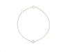 Bracelet Bracciale in oro bianco e diamante Ct 0,05 58 Facettes