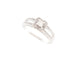Bague 53 bague MAUBOUSSIN solitaire chance of love n1 or blanc diamant 58 Facettes 259023