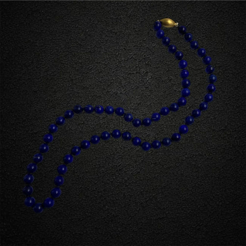 Collier Collier de perles de lapis-lazuli 58 Facettes
