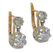 Boucles d'oreilles Boucles d'oreilles Art Déco Diamants : L'élégance des années 1920 en or et platine 58 Facettes 24096-0011