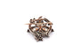 Broche Broche 1900 or jaune et blanc perles fines, saphir et diamants 58 Facettes 26249