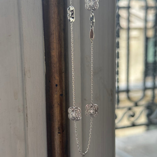 Collier MAUBOUSSIN - Sautoir Chance of my life or blanc 58 Facettes