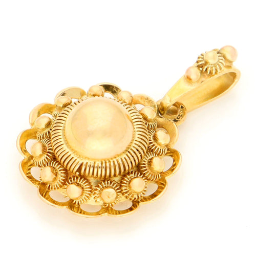 Pendentif Pendentif Zeeuwse Knop en or jaune des années 1950 58 Facettes D419577EC0B3412B94CE48975022CE7F