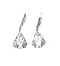 Boucles d'oreilles Boucles d'oreilles anciennes en argent et or avec diamants 58 Facettes