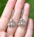 Boucles d'oreilles Boucles d'oreilles anciennes en argent et or avec diamants 58 Facettes