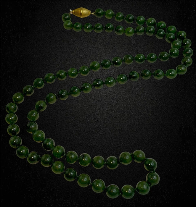 Collier Collier long en perles de malachite 58 Facettes