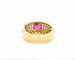 Bague Bague en or jaune avec diamants et rubis 58 Facettes