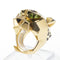 Bague 55 Bague Panthère De Cartier Or Jaune Péridot Onyx 58 Facettes 2.18223