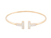 TIFFANY & CO t wire bracelet bracelet 17cm yellow gold mother-of-pearl 58 Facettes 258844
