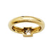 Ring 52 Solitaire Fred Paris princess diamond, yellow gold. 58 Facettes 33668