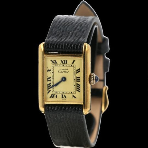 Montre Cartier Montre Tank Vermeil 58 Facettes MT43329