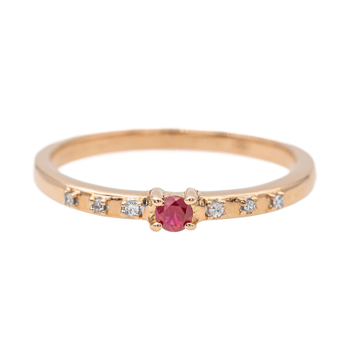 Mauboussin Bague Capsule d'émotion Or rose Rubis