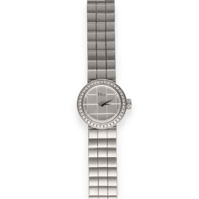 Montre Montre Dior collection "D-Dior" acier diamants 58 Facettes