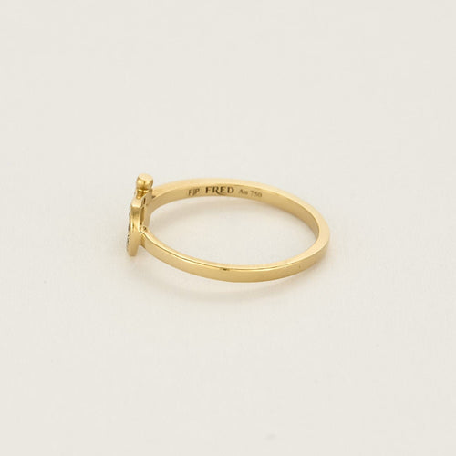 Bague 50 FRED - Force 10 - Petit Modèle - Bague en or jaune et diamant 58 Facettes ENG11295X2