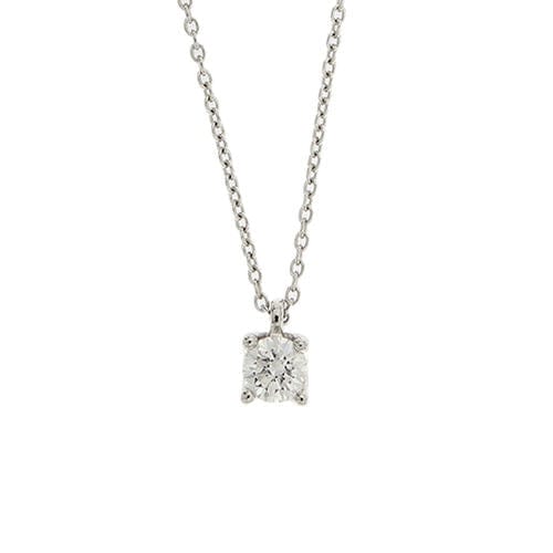Collier Collier point lumineux avec diamant de 0,32 ct 58 Facettes 31748