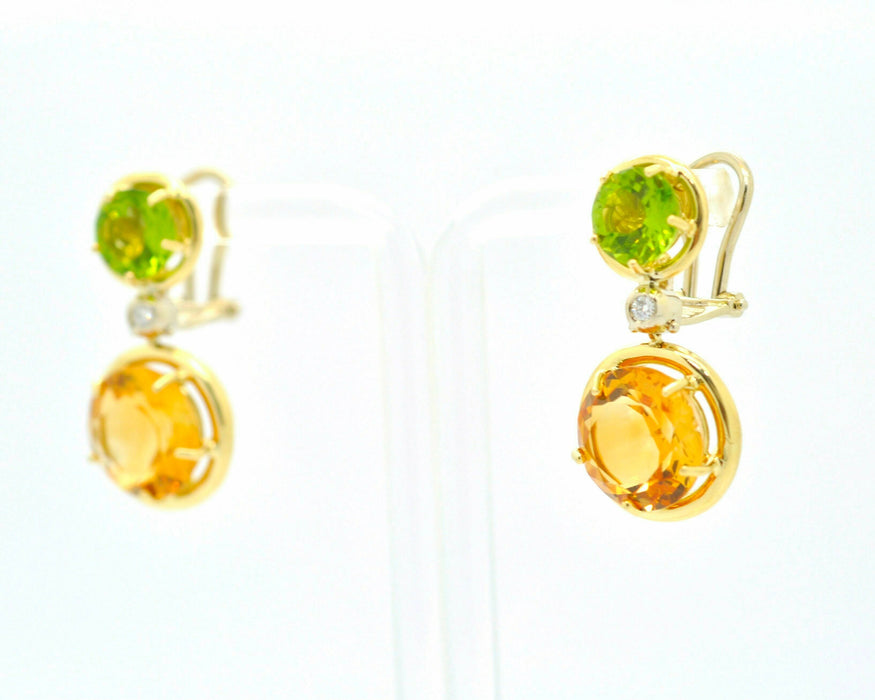 Boucles d'oreilles Boucles d'oreilles Mangiarotti avec quartz et diamants 58 Facettes