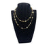 Gold Filigree Long Necklace and Cultured Pearls 58 Facettes