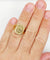 Bague 54 Chevalière antique or jaune monogrammée "Esto vir" 58 Facettes A05725