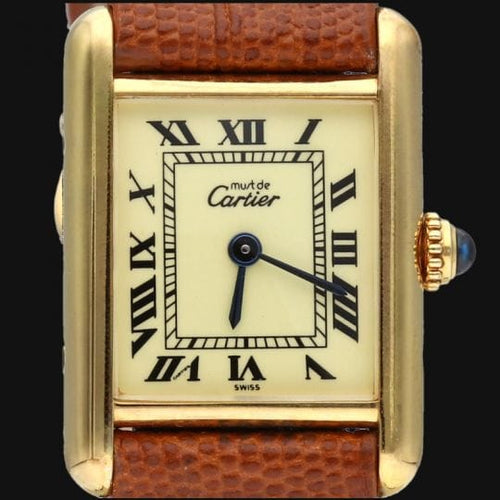 Montre Cartier Montre Tank Vermeil 58 Facettes MT44800