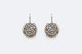 Boucles d'oreilles Nonnes en or blanc et or jaune avec diamants 58 Facettes orc248