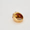 Bague 47 Bague boule or jaune et rubis de synthèse 58 Facettes PAL3224