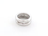 Bague 51 bague doubles anneaux chaine sertie 10 diamants or blanc 58 Facettes 263920