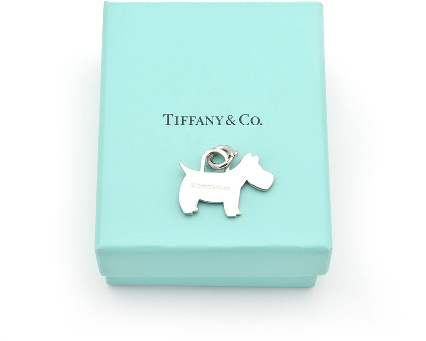 Pendentif Pendentif chien Tiffany en argent 58 Facettes