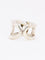 Bague 50 HERMES Bague vintage Cythère en argent 58 Facettes 1138.2