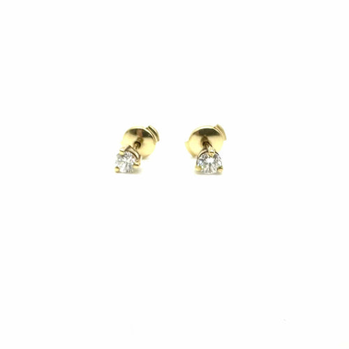 Boucles d'oreilles Boucles d'oreilles puces or jaune et diamants 58 Facettes Z15B51730
