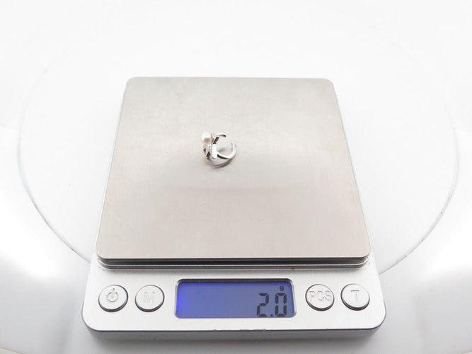 Boucles d'oreilles bijou d'oreille TASAKI 1 clip comet plus argent massif perle 58 Facettes 258988