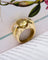 Bague 50.5 Bague Style Tank Or Jaune CItrine 58 Facettes A11624