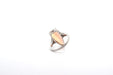 Bague 52 Bague platine, topaze 7,05cts, diamants 58 Facettes 25649C- 26071