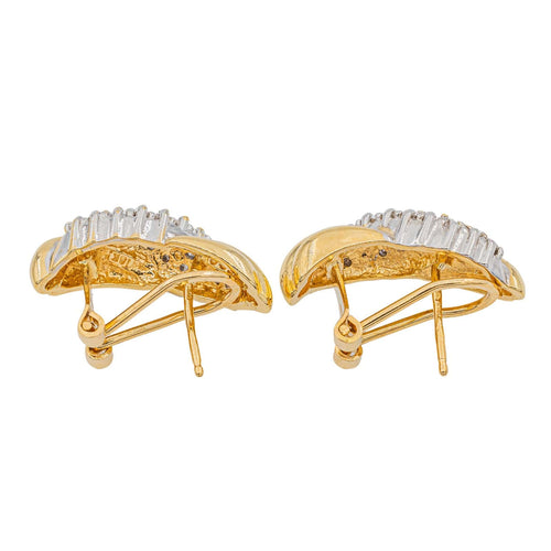 Boucles d'oreilles Boucles d'oreilles Or jaune Diamant 58 Facettes 3105064CN