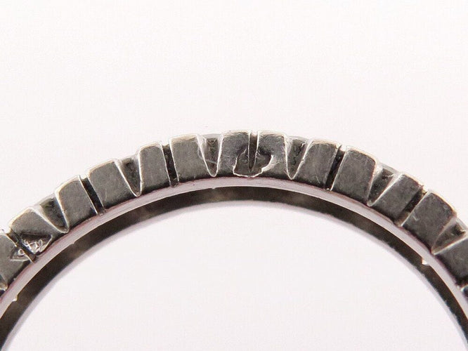 Bague 49 bague alliance pavage complet 20 diamants en platine 58 Facettes 261951