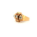 Bague Bague Tank or jaune et diamants 58 Facettes 71-GS38480-3