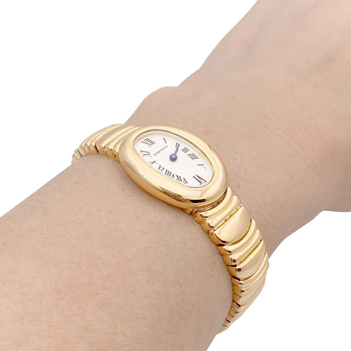 Montre Montre Cartier, "Mini Baignoire", or jaune. 58 Facettes 33730