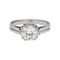 Bague Solitaire Platine Diamant
