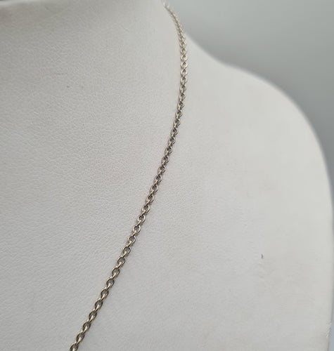 Collier Collier et pendentif croix or blanc sertis de diamants 58 Facettes