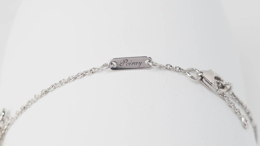 Bracelet Bracelet Poiray Coeur Entrelacé en or blanc 58 Facettes 32973