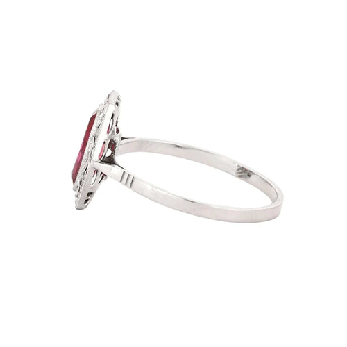 Bague 58 Bague or et pierre rose 58 Facettes BO/230126