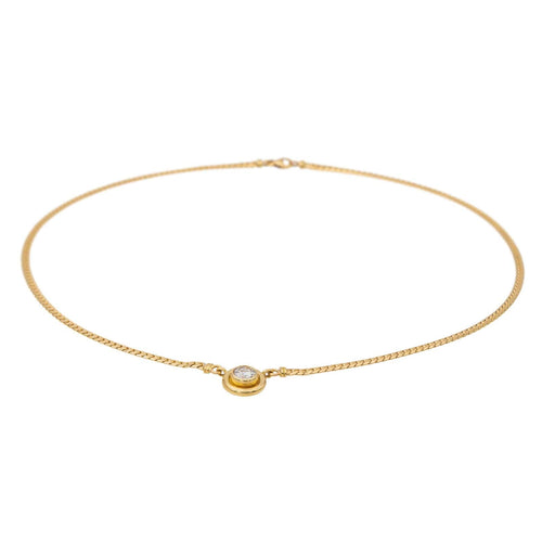 Collier Collier Maille anglaise Or jaune Diamant 58 Facettes 3475699CN
