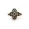 Bague 55 Bague marquise 19e, or 750 diamants tailles roses 58 Facettes 1297