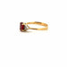 Bague 53 Bague or jaune rubis et diamants 58 Facettes 75-GS38494-4