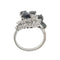 Bague Bague contraire avec diamants et saphirs 58 Facettes 35139