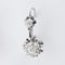 Boucles d'oreilles Dormeuses Diamants Or Blanc 58 Facettes